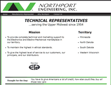 Tablet Screenshot of northporteng.com